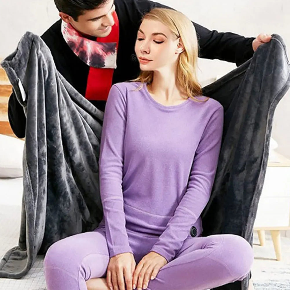 Manta Electrica Calefactable con cremallera